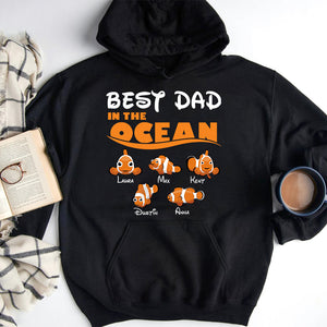 Dad Best Dad In The Ocean, Personalized Shirts, Gifts for Dads - Shirts - GoDuckee