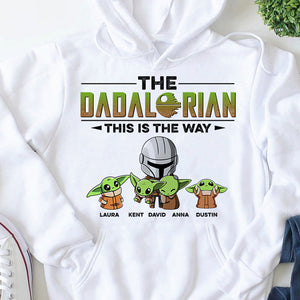 Dad This Is The Way, Personalized Shirts, Father's Day Gifts for Dads, Grandpas - Shirts - GoDuckee