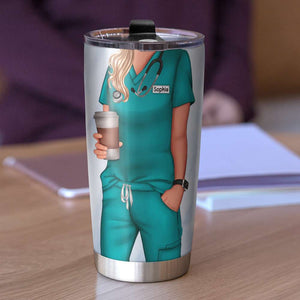 Nursing Life Lessons, Personalized Tumbler with Custom Nurse Uniform, Gift for Nurses - Tumbler Cup - GoDuckee