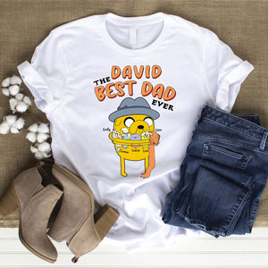 The Best Dad Ever Personalized Adventure Time Shirt Gift For Dad - Shirts - GoDuckee