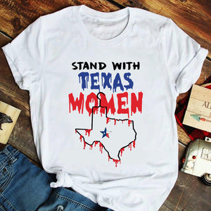 Stand With Texas Women Abortionfeminist Shirts - Shirts - GoDuckee