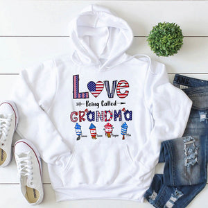 Love Being Called Grandma Personalized Family 4th Of July Shirt Gift For Family - Shirts - GoDuckee