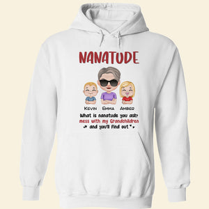 Grandma Grandkids Personalized Shirt Hoodie, Gift For Grandma - Shirts - GoDuckee