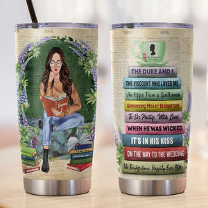 Book Bridgertons Series - Personalized Tumbler - Gift for Fans - Tumbler Cup - GoDuckee