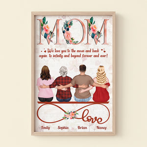 Forever And Ever, Personalized Family Canvas Poster, Gift For Family 01DTDT010423TM - Poster & Canvas - GoDuckee