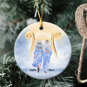 I'll Hold You In My Heart Personalized Ceramic Ornament - Ornament - GoDuckee