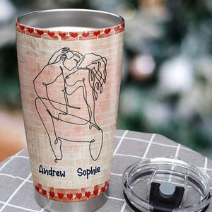 I Promise To Always Be By Your Side Personalized Tumbler Cup, Couple Gift - Tumbler Cup - GoDuckee