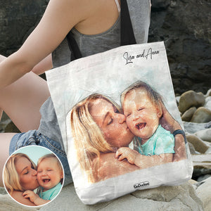 Custom Tote Bag Yellow Dog - Tote Bag - GoDuckee