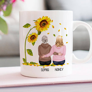You're Like Sunflower Strong, Happy Mother's Day Personalized Coffee Mug, Gift For Mom - Coffee Mug - GoDuckee