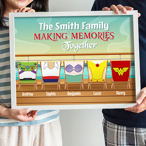 Cruising Family Making Memories Personalized Canvas Print - Poster & Canvas - GoDuckee