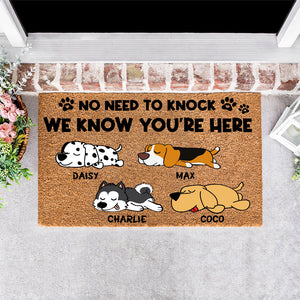 All Guests Must Be Approved By The Dogs - Personalized Dog Doormat - Gift For Dog Lovers - Doormat - GoDuckee