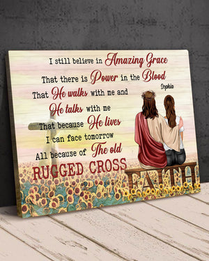 I Still Believe In Amazing Grace, Personalized Jesus Canvas Print, Gift For Loved Ones - Poster & Canvas - GoDuckee