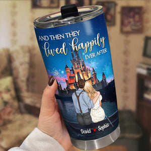 Personalized Tumbler- And Then They Live Happily- Couple Gift-3bhdt280223 - Tumbler Cup - GoDuckee