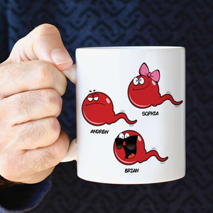 Happy Father's Day, Funny Personalized Coffee Mug White Mug, Gift For Dad Mom - Coffee Mug - GoDuckee