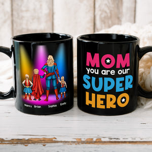 Mother's Day Gift 06HUDT030423TM Personalized Black Mug - Coffee Mug - GoDuckee