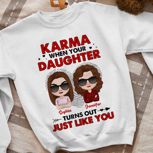 Karma When Your, Mom And Children Personalized Shirt Hoodie Sweatshirt, Gift For Mother's Day, - Shirts - GoDuckee