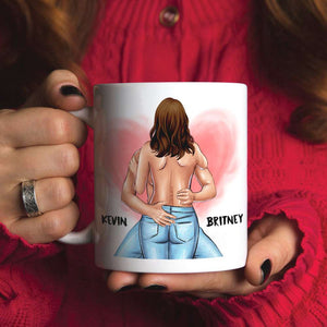 It's Not That I'm Horny Naughty Personalized Couple Mug - Coffee Mug - GoDuckee