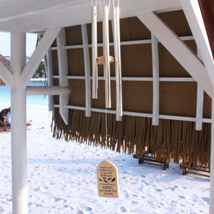 Personalized Memorial Wind Chimes, Sympathy Gift for Loss Of Loved One, In Your Heart I'll Always Be - Wind Chimes - GoDuckee