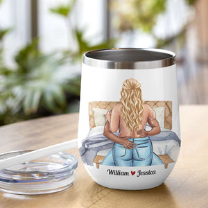 I Love Your Personality, Personalized Tumbler, Naughty Gifts For Couple - Wine Tumbler - GoDuckee