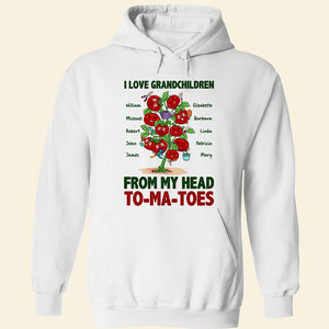 I Love Grandchildren From My Head Tomatoes, Children T-shirt Hoodie Sweatshirt - Shirts - GoDuckee
