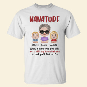 Grandma Grandkids Personalized Shirt Hoodie, Gift For Grandma - Shirts - GoDuckee