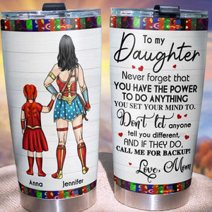 You Have Power To Do Anything Personalized Super Hero Tumbler Cup, Gift For Kid - Tumbler Cup - GoDuckee
