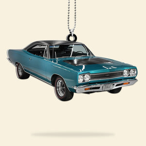 Custom Flat Car Ornament and Keychain, Upload Car Photo, Gift For Car Lovers - Ornament - GoDuckee