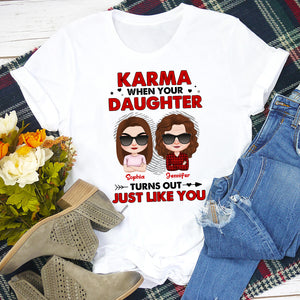Karma When Your, Mom And Children Personalized Shirt Hoodie Sweatshirt, Gift For Mother's Day, - Shirts - GoDuckee