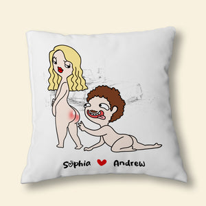 Bang Bang Into The Room Bang Bang All Over You Personalized Pillow, Funny Gift For Couple - Pillow - GoDuckee