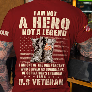 I am Not A Hero Not A Legend, Personalized All Over Print Products, Gifts for Veterans, Military, Custom Military Unit - AOP Products - GoDuckee