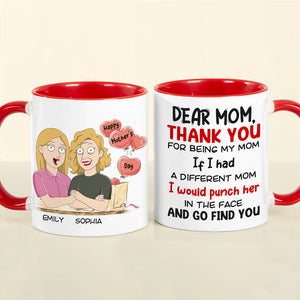 Gift For Happy Mother's Day, Mom Personalized Coffee Mug Accent Mug Wine Tumbler - Coffee Mug - GoDuckee