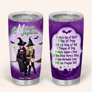 Personalized Witch Sister Tumbler, Besties Friends, One whole eye of newt 1 toe of frog - Tumbler Cup - GoDuckee