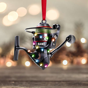 Fishing Gear Personalized Christmas Ornament, Gift For Fishing Lovers - Ornament - GoDuckee