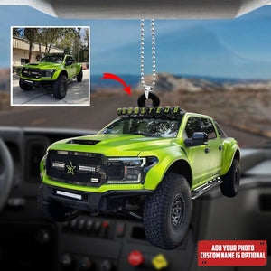 Ford Car Personalized Flat Car Ornament - Ornament - GoDuckee