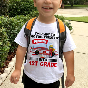 I'm Ready To Go Full Throttle Personalized Back To School Shirt, Gift For Students - Shirts - GoDuckee