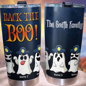 Personalized Police Family Tumbler - Back The Boo - Tumbler Cup - GoDuckee