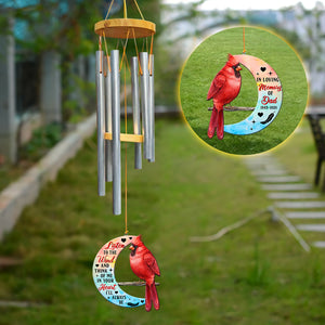 Listen To The Wind And Think Of Me In Your Heart Custom Wind Chimes - Wind Chimes - GoDuckee