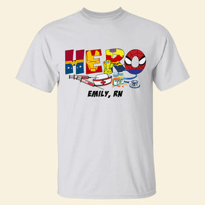 Personalized Nurse Shirt, Custom Letters - Shirts - GoDuckee