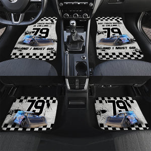 Dirt Track Racing Is Calling And I Must Go There Personalized Dirt Track Racing Car Mats, Gift For Racer - Doormat - GoDuckee