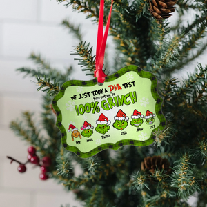 Family We Took A DNA Test Turn Out We Are 100% Naughty, Personalized Benelux Ornament - Ornament - GoDuckee