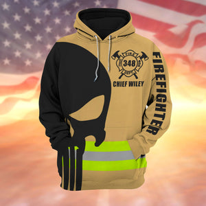 Personalized Firefighter All Over Print Shirt - Custom Unit - AOP Products - GoDuckee