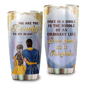 Personalized Couple Tumbler - You are the beauty to my beast - Beast and Beauty - Tumbler Cup - GoDuckee