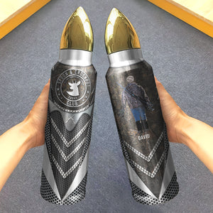 Personalized Hunter Bullet Tumbler - Spoon & Crockpot - Water Bottles - GoDuckee