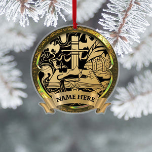 Dungeons & Dragon, Personalized Acrylic Ornament - Ornament - GoDuckee