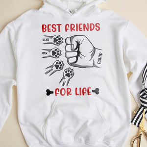Dog Dad Best Friends For Life, Personalized Shirts, Father's Day Gifts for Dog Dad - Shirts - GoDuckee