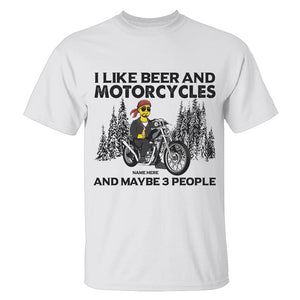 Simsonalized Gifts sHIRT Ideas For Biker I Like Beer And Motorcycles And Maybe Three People Custom Shirts - Shirts - GoDuckee