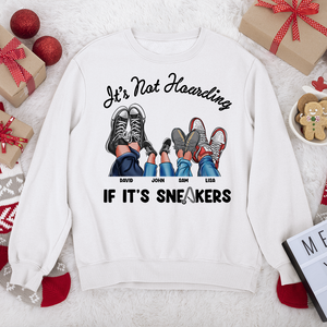 Sneaker Family It's Not Hoarding If It's Sneakers, Personalized Shirt - Shirts - GoDuckee