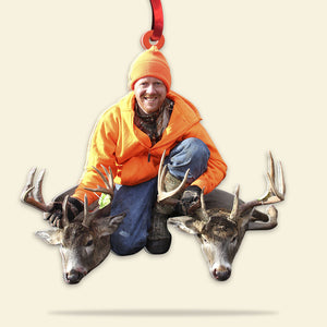 Hunting Trip - Personalized Acrylic Ornament - Upload Image - Ornament - GoDuckee