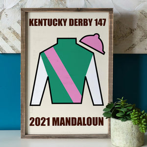 Horse Racing Kentucky Derby Poster - Custom Number, Name - Poster & Canvas - GoDuckee