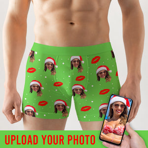 Create Your Own Custom Men Boxer Briefs Funny Girl Face - Boxer Briefs - GoDuckee
